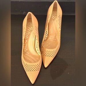 Vince Camuto Nude Heels 8.5 worn only once